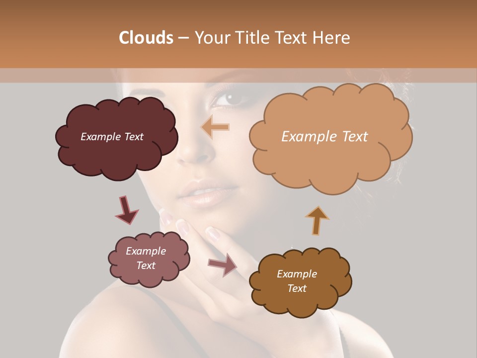 Face Eye Make Up One PowerPoint Template