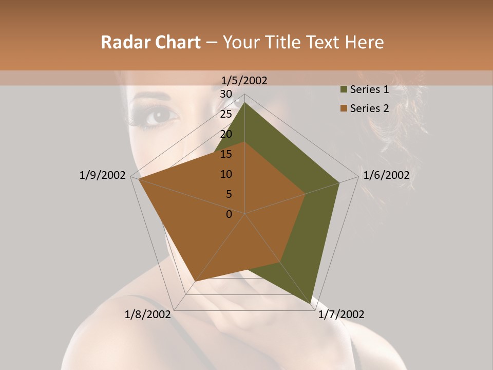 Face Eye Make Up One PowerPoint Template