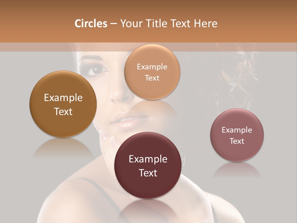 Face Eye Make Up One PowerPoint Template
