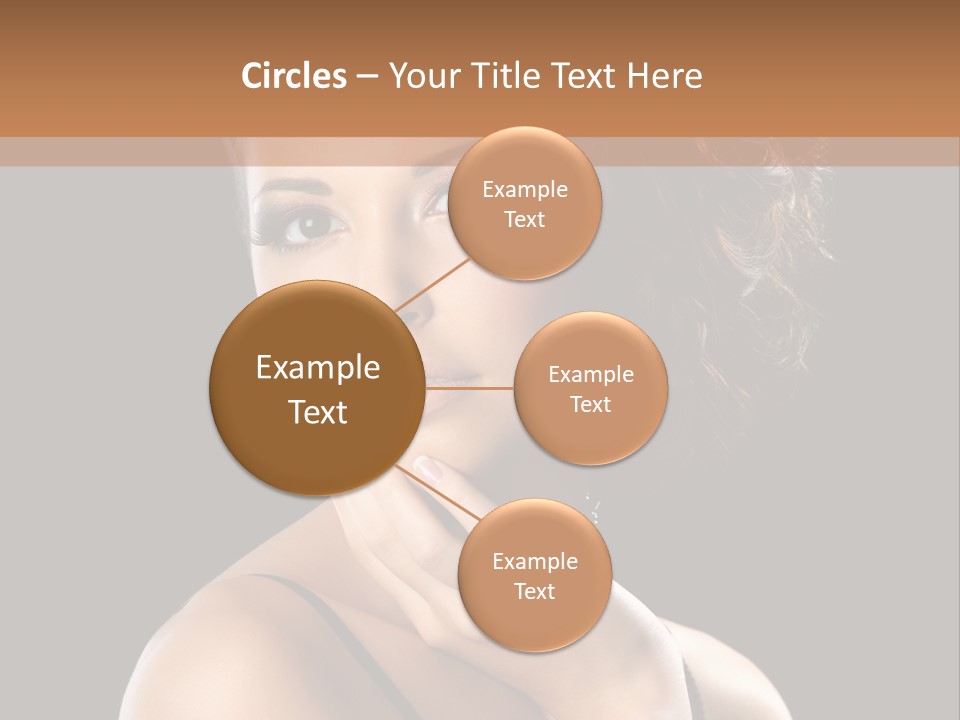 Face Eye Make Up One PowerPoint Template