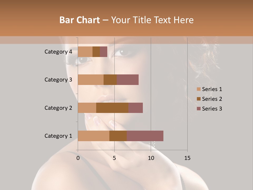 Face Eye Make Up One PowerPoint Template
