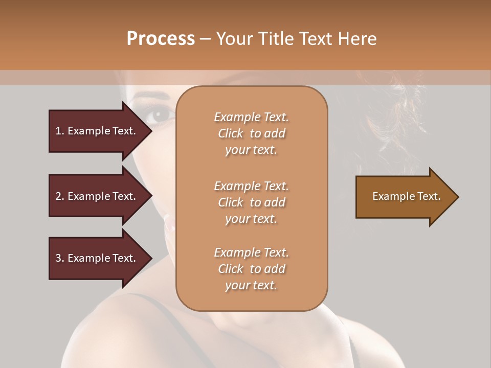 Face Eye Make Up One PowerPoint Template