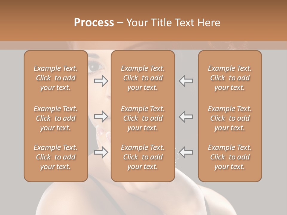 Face Eye Make Up One PowerPoint Template