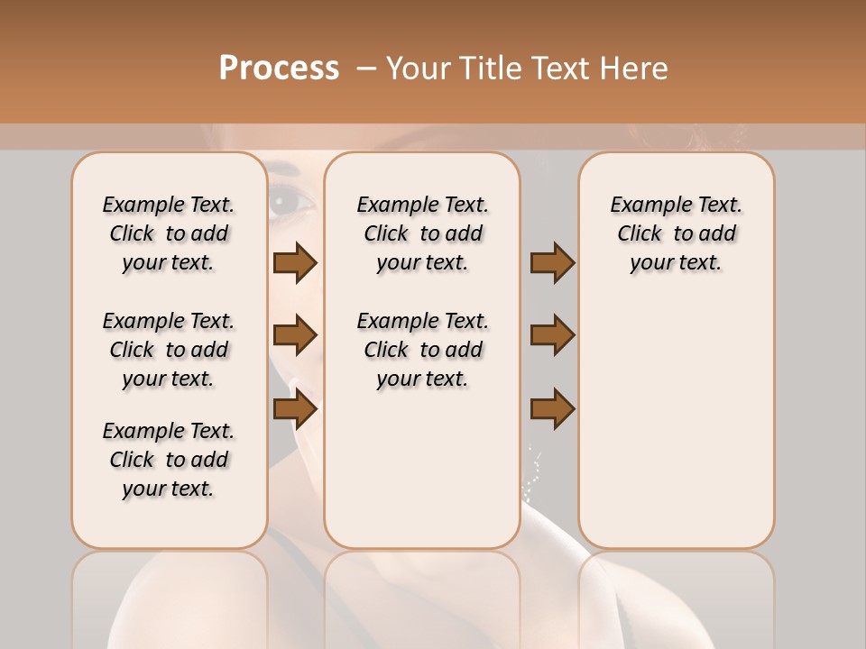 Face Eye Make Up One PowerPoint Template