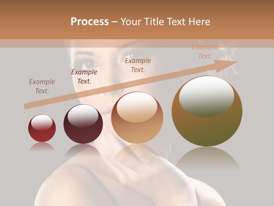 Face Eye Make Up One PowerPoint Template