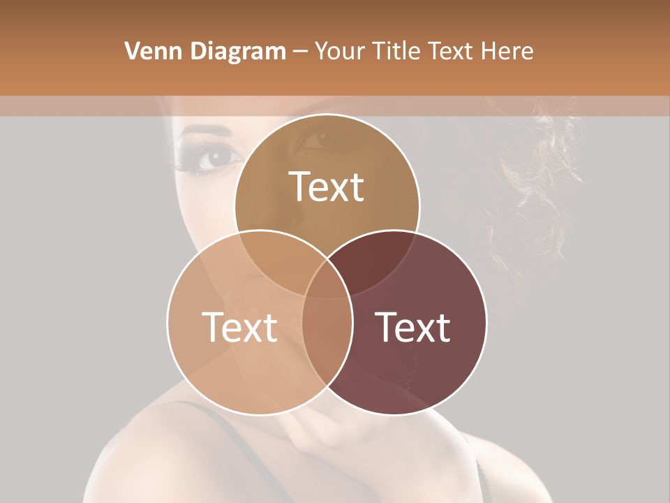 Face Eye Make Up One PowerPoint Template