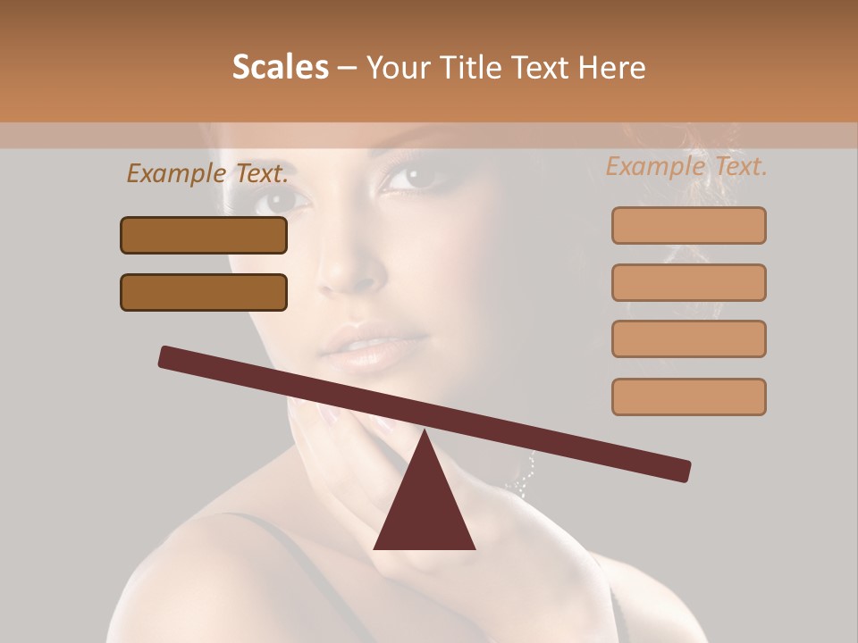 Face Eye Make Up One PowerPoint Template