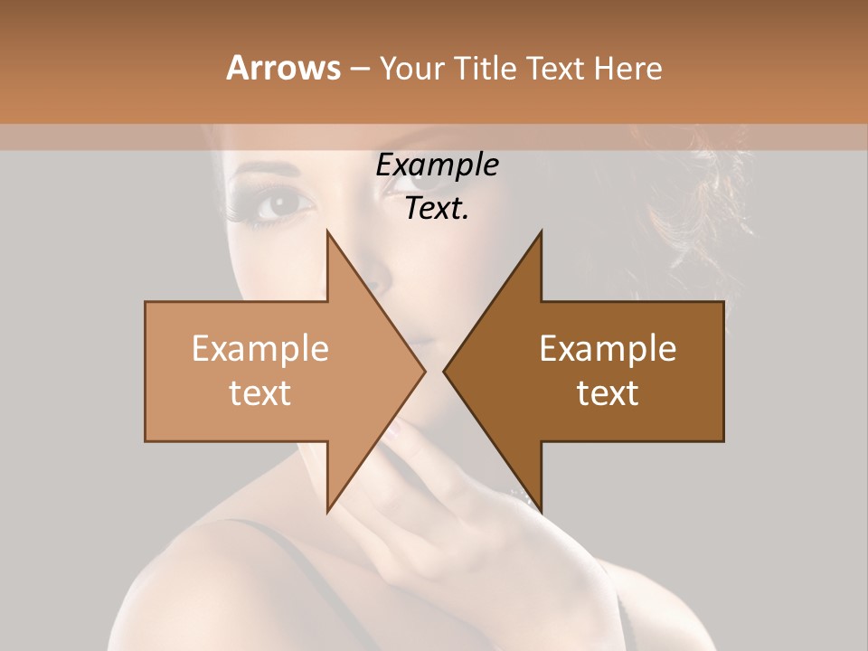 Face Eye Make Up One PowerPoint Template