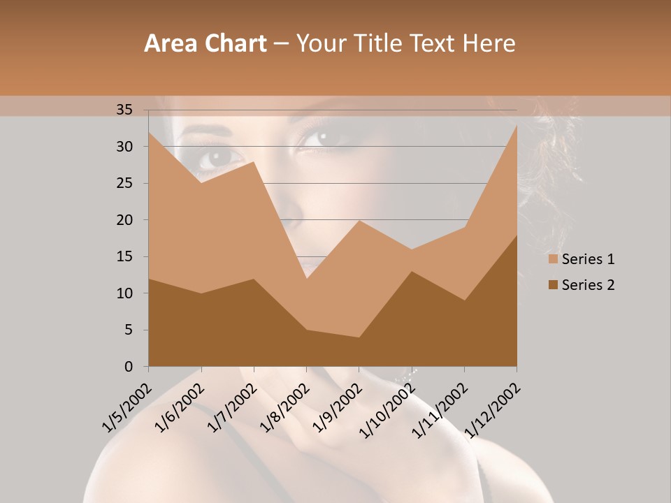 Face Eye Make Up One PowerPoint Template