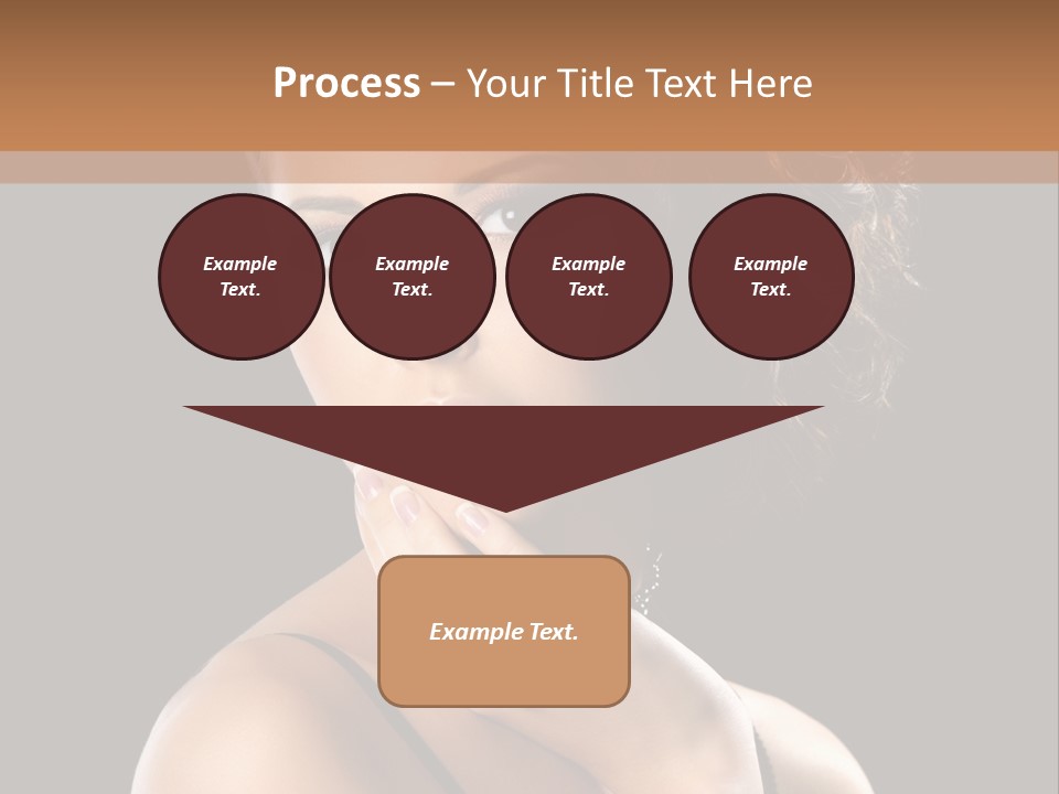 Face Eye Make Up One PowerPoint Template