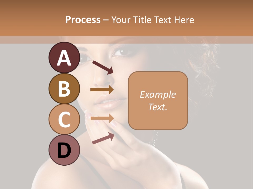 Face Eye Make Up One PowerPoint Template