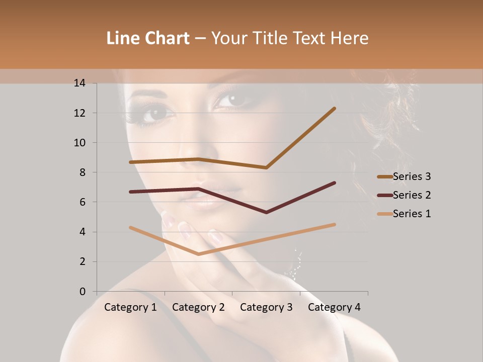Face Eye Make Up One PowerPoint Template