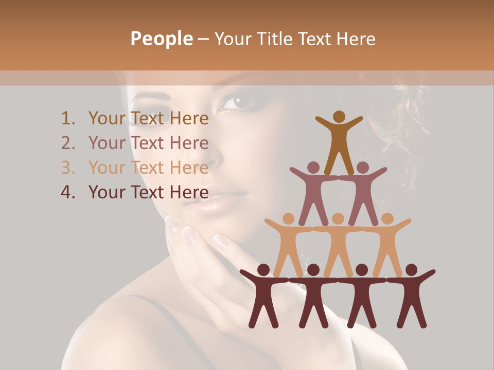 Face Eye Make Up One PowerPoint Template