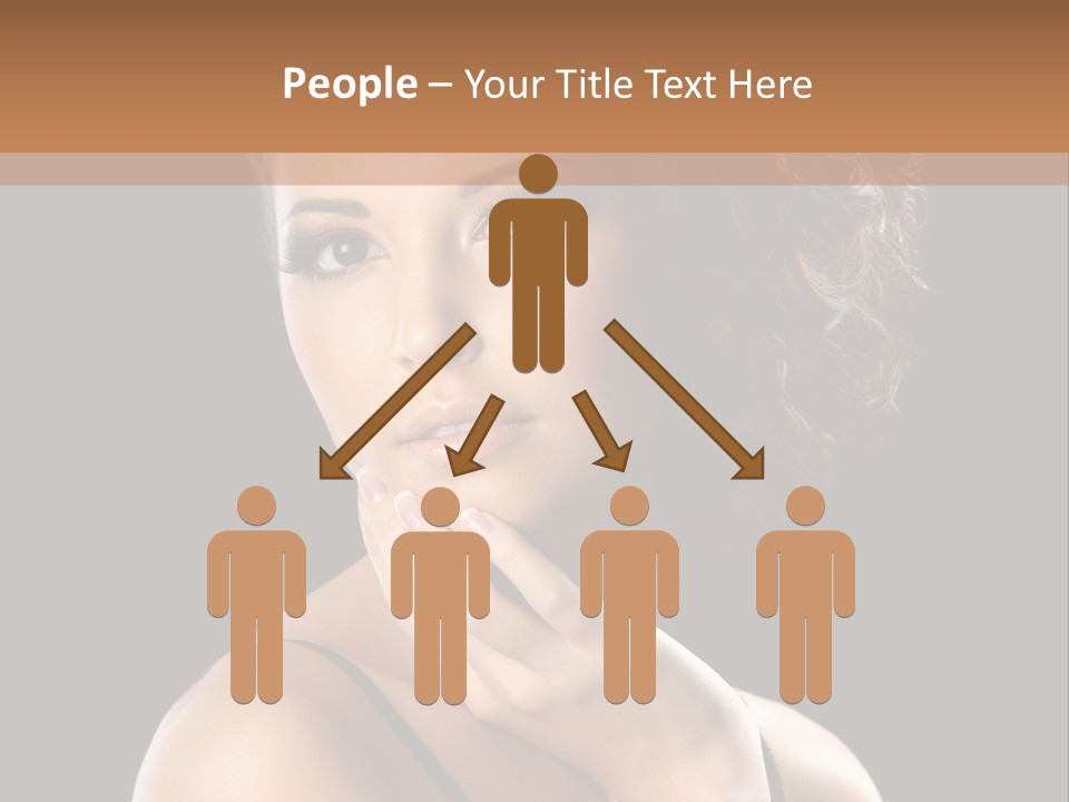 Face Eye Make Up One PowerPoint Template