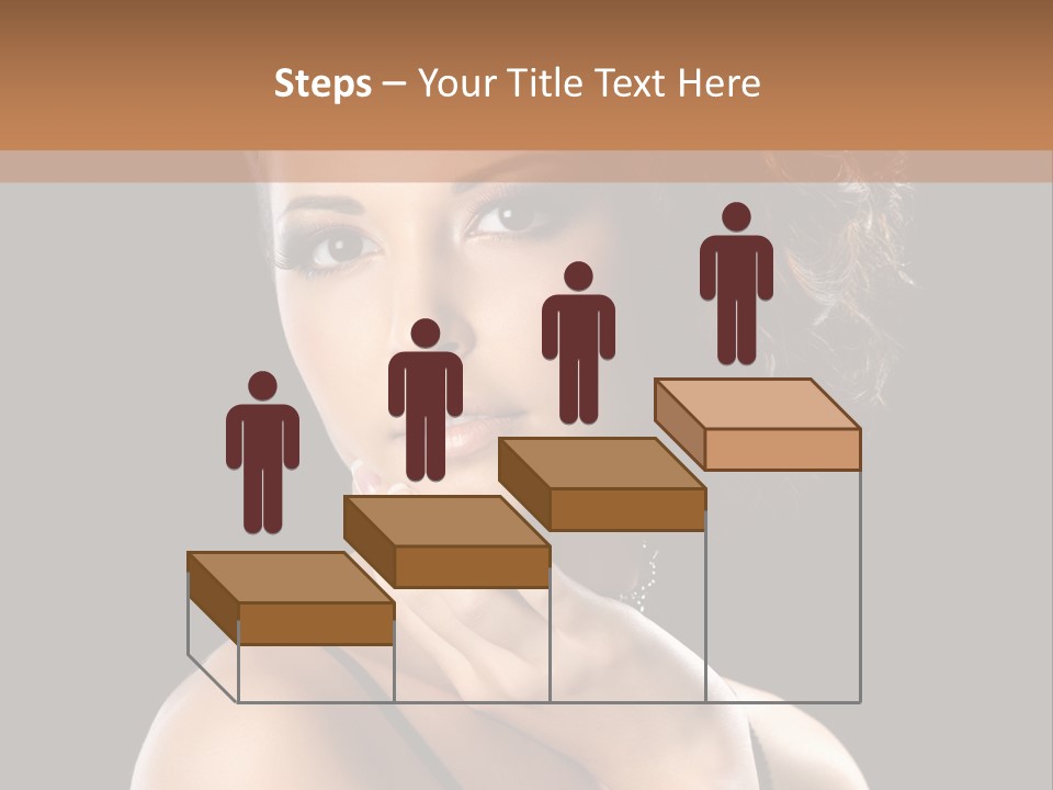 Face Eye Make Up One PowerPoint Template