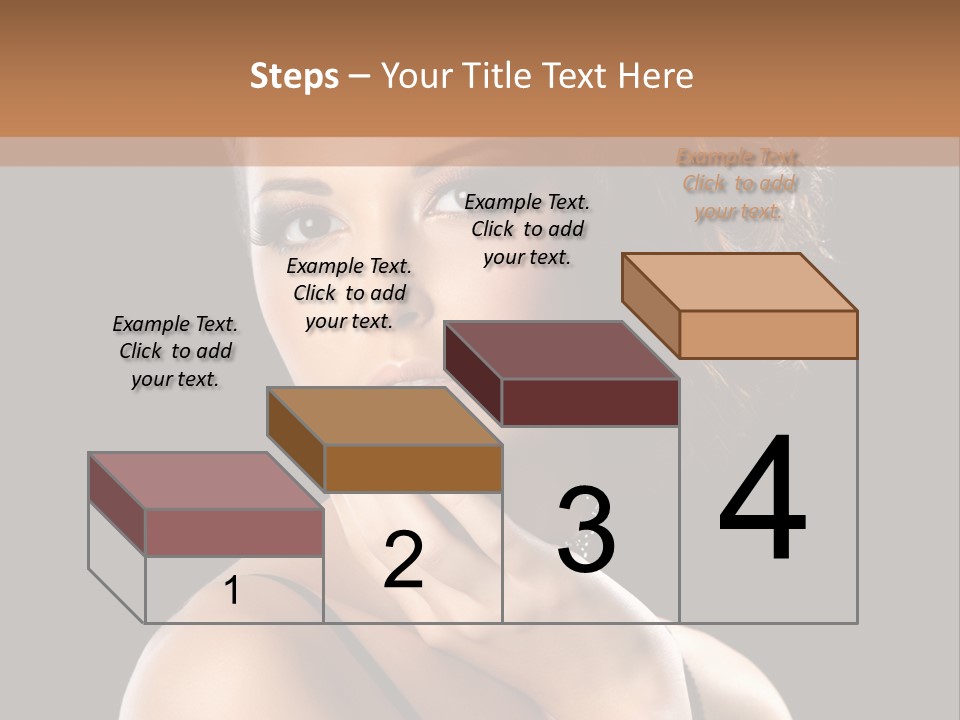 Face Eye Make Up One PowerPoint Template