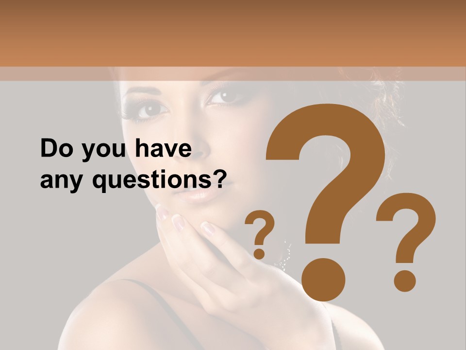 Face Eye Make Up One PowerPoint Template