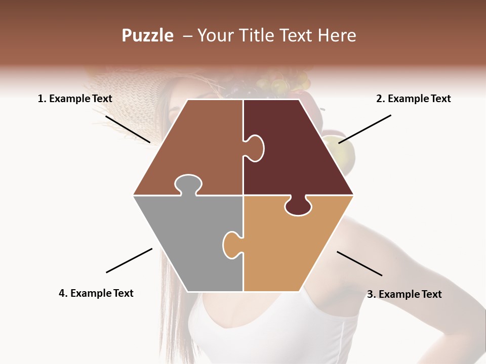 White Portrait Health Care PowerPoint Template