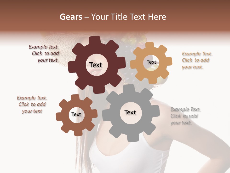 White Portrait Health Care PowerPoint Template