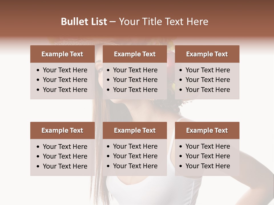 White Portrait Health Care PowerPoint Template