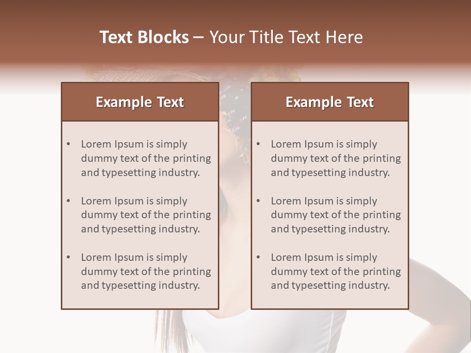 White Portrait Health Care PowerPoint Template