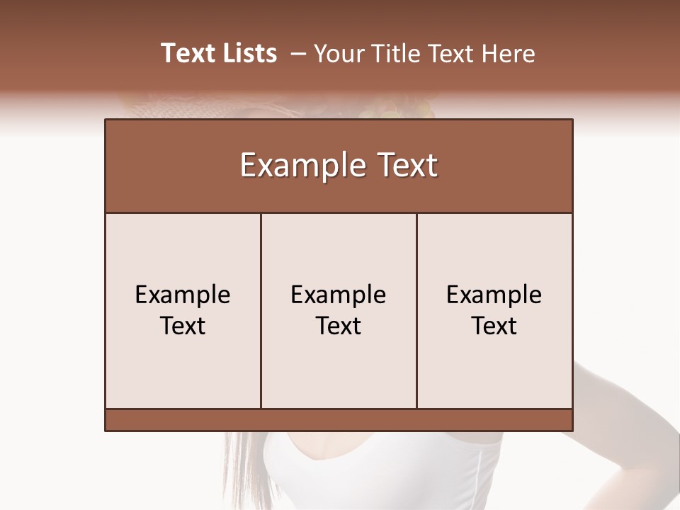 White Portrait Health Care PowerPoint Template