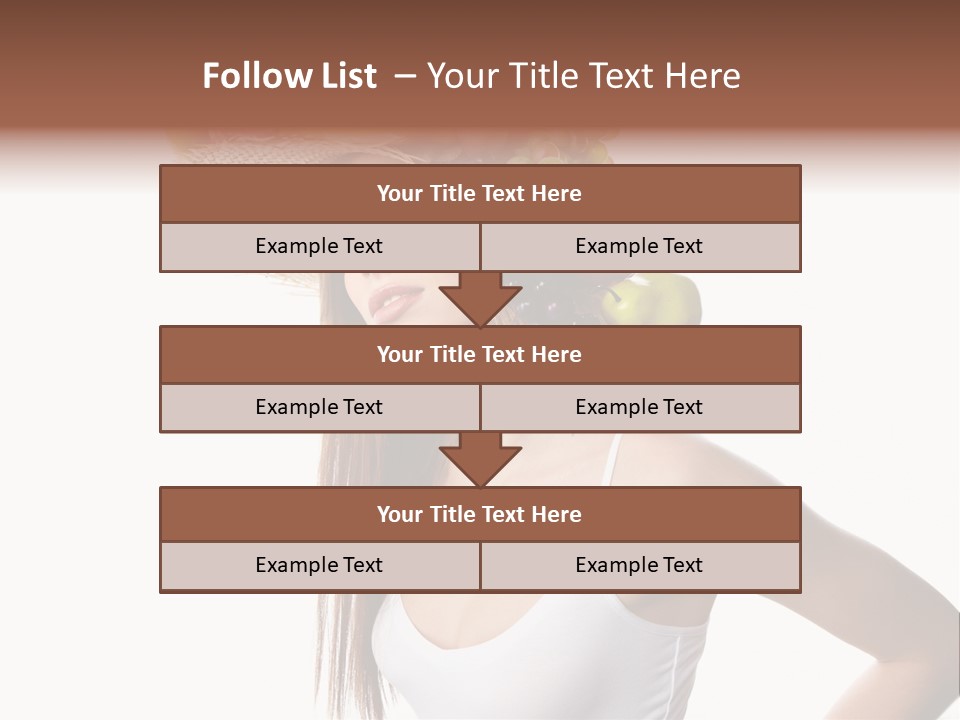 White Portrait Health Care PowerPoint Template