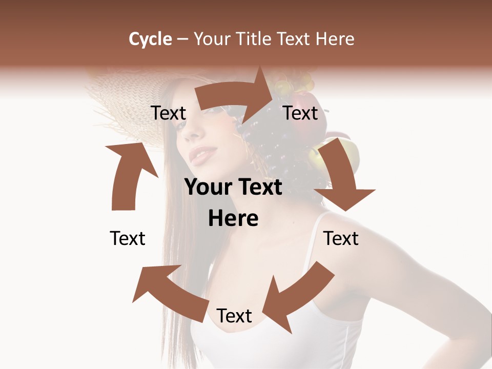 White Portrait Health Care PowerPoint Template