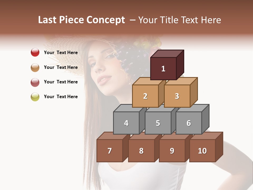 White Portrait Health Care PowerPoint Template