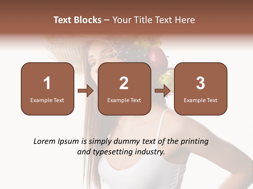 White Portrait Health Care PowerPoint Template