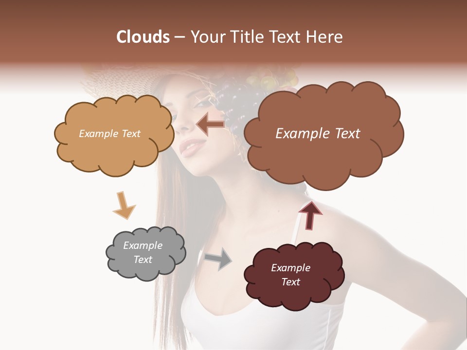 White Portrait Health Care PowerPoint Template