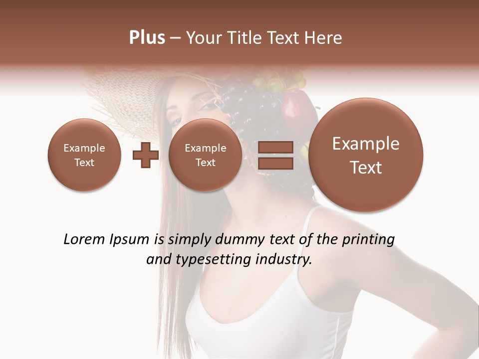 White Portrait Health Care PowerPoint Template