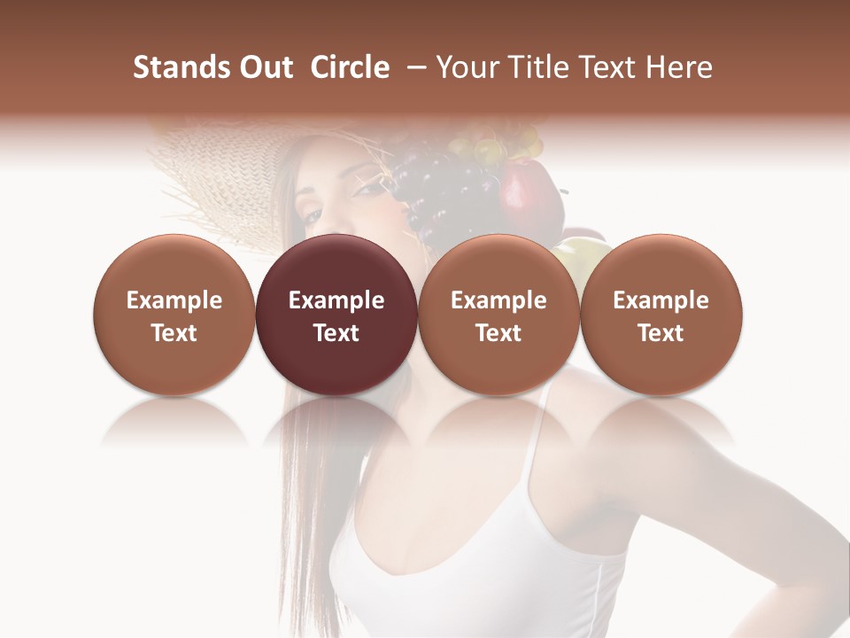 White Portrait Health Care PowerPoint Template