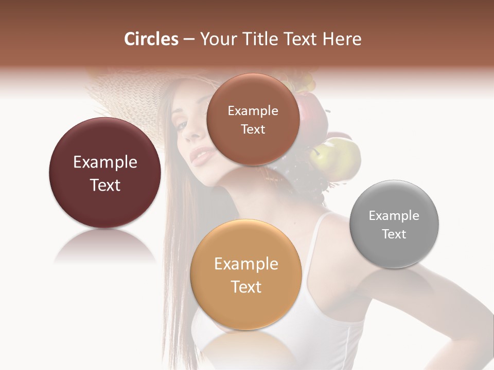 White Portrait Health Care PowerPoint Template