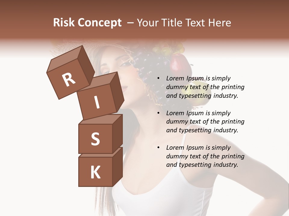 White Portrait Health Care PowerPoint Template