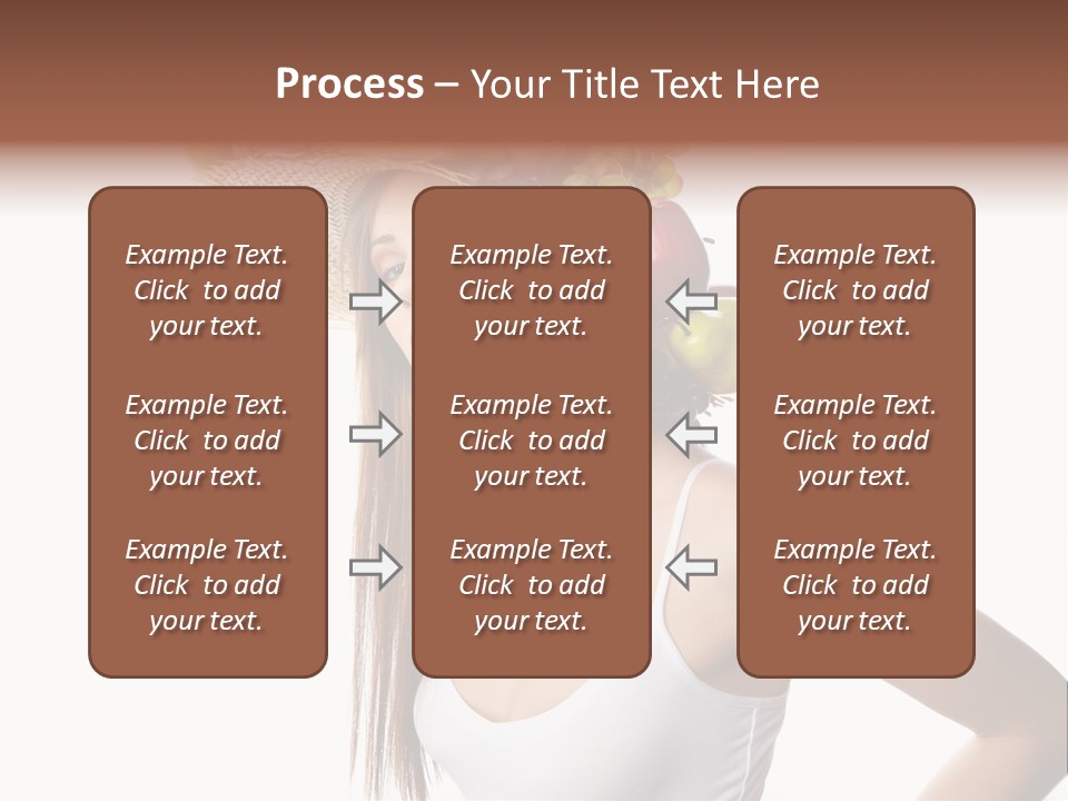White Portrait Health Care PowerPoint Template