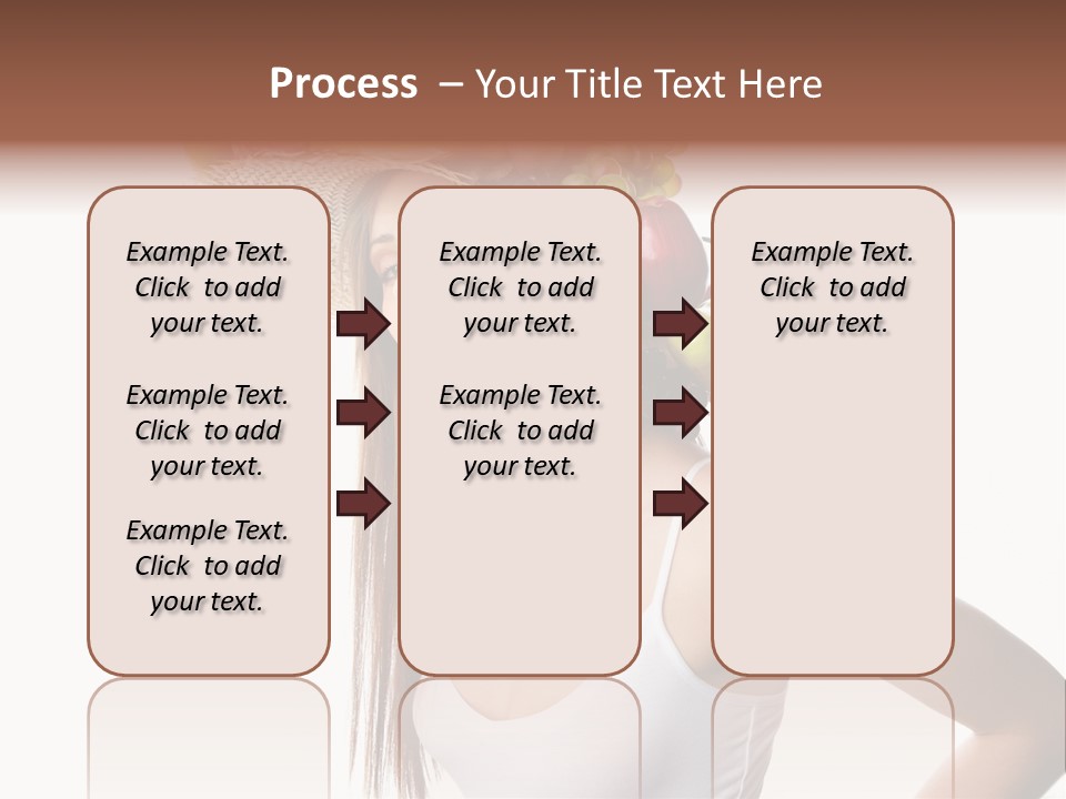 White Portrait Health Care PowerPoint Template