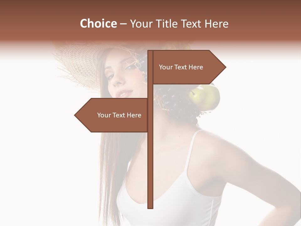 White Portrait Health Care PowerPoint Template