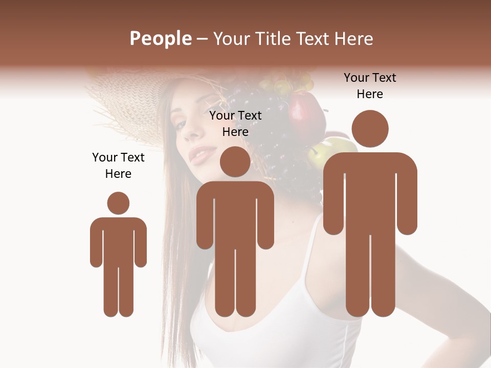 White Portrait Health Care PowerPoint Template