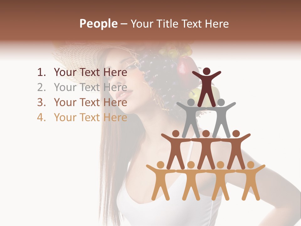 White Portrait Health Care PowerPoint Template