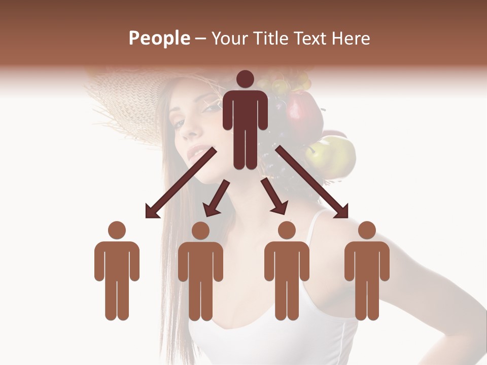 White Portrait Health Care PowerPoint Template