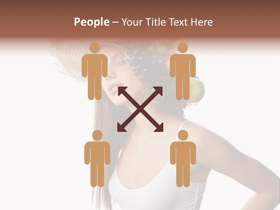 White Portrait Health Care PowerPoint Template