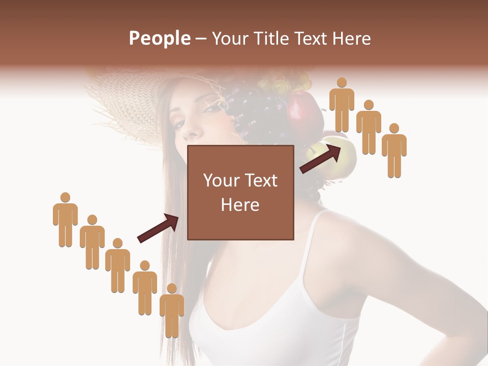 White Portrait Health Care PowerPoint Template