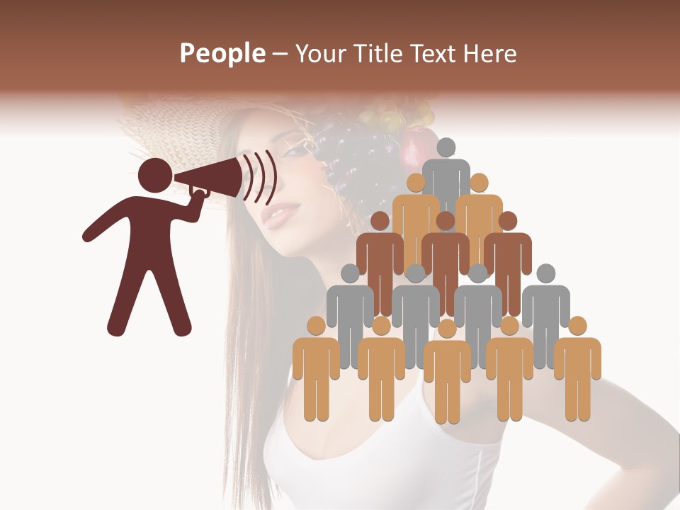 White Portrait Health Care PowerPoint Template