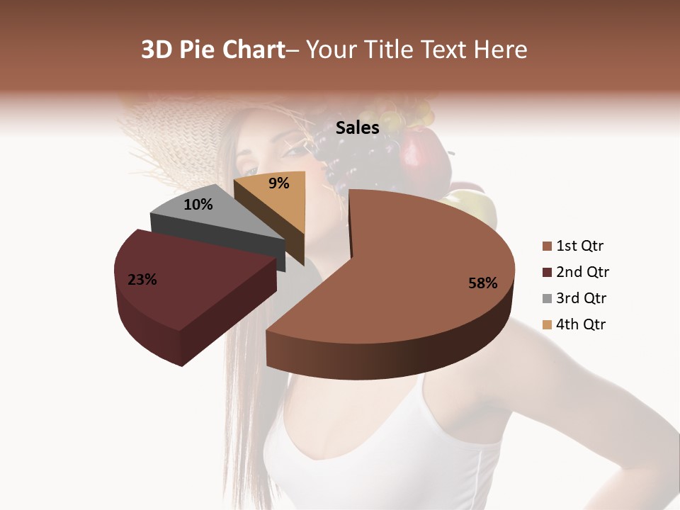 White Portrait Health Care PowerPoint Template