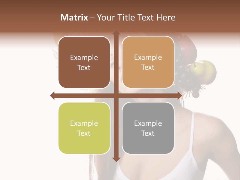 Beautiful Citrus Grape PowerPoint Template