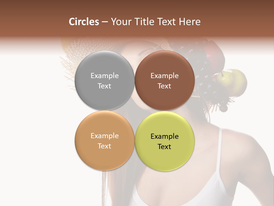Beautiful Citrus Grape PowerPoint Template