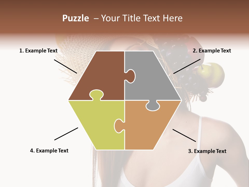 Beautiful Citrus Grape PowerPoint Template