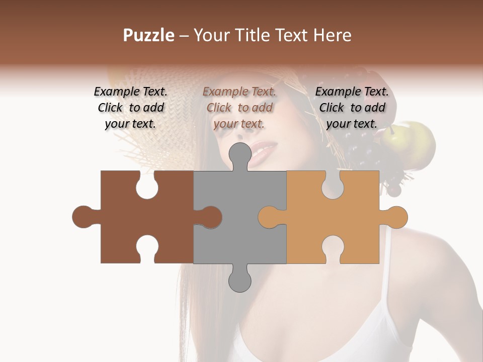 Beautiful Citrus Grape PowerPoint Template