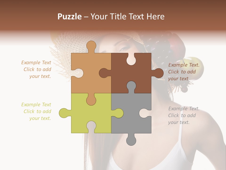 Beautiful Citrus Grape PowerPoint Template